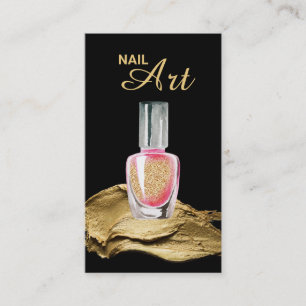 Slår guld- glitter för *~* den polska flaskan f visitkort