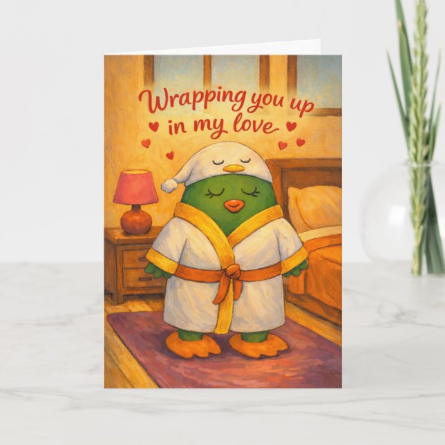 Slår mina armar runt dig i min kärlek kort (Framsida)