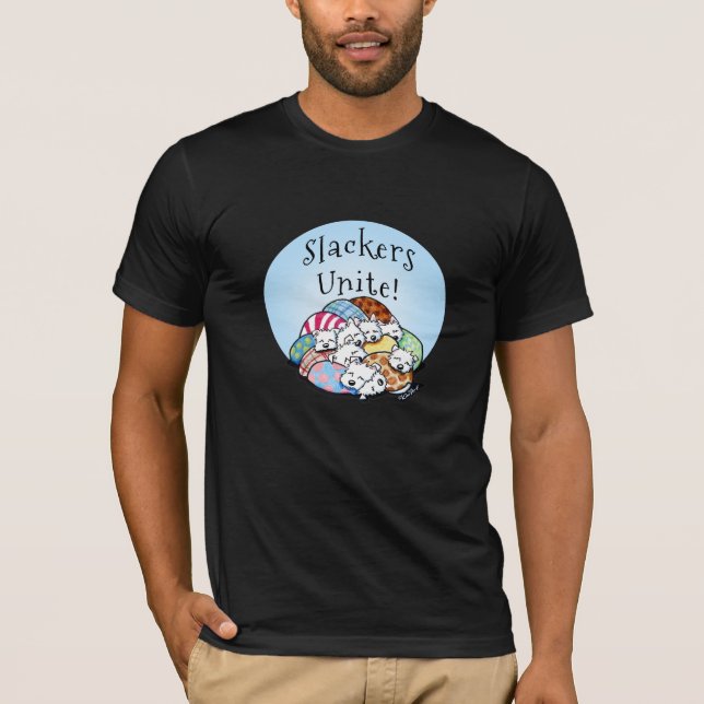 Slarvar samlas t shirt (Framsida)