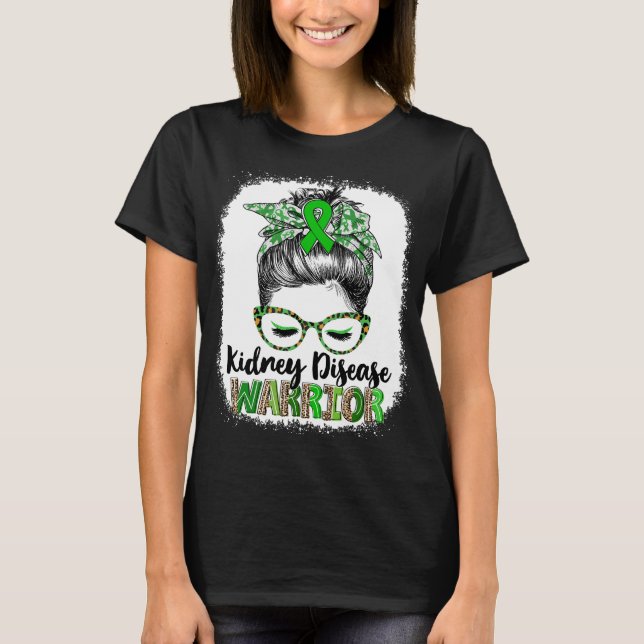 Slarvig Bunt Njursjukdom Krigare T Shirt (Framsida)