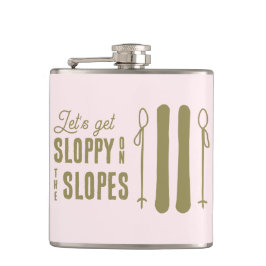 Slarviga backar Vinter Skidutflykt Sjunglatjejträf Fickplunta