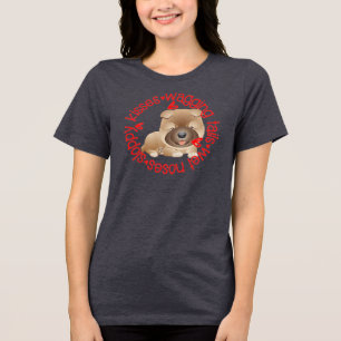 Slarviga kyssar, chow chow, t shirt