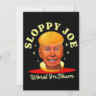 Slarvige Joe Biden Anti President Inbjudningar