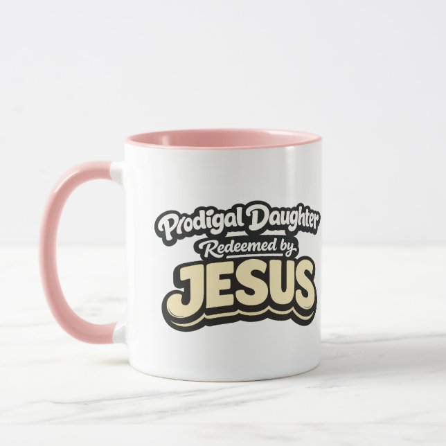 Slarvigt Dotter - Förlöst av JESUS Mugg (Vänster)