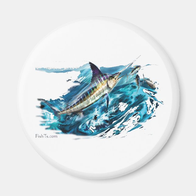 Slash Marlin Jumping with Tuna Magnet (Framsidan)