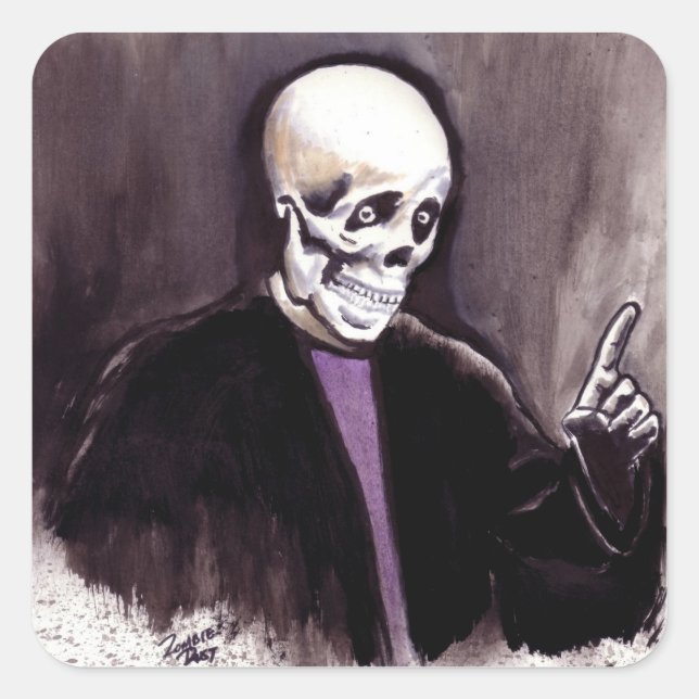 Slash One! Fyrkantigt Klistermärke (Framsida)