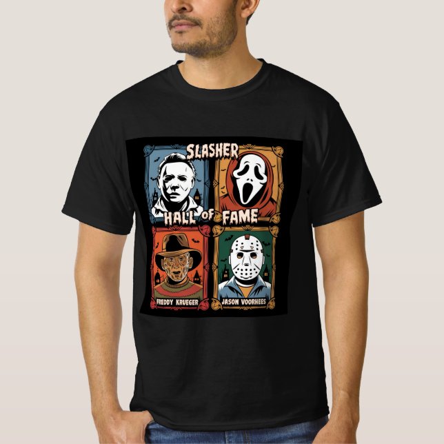 Slasher Hall of Fame T Shirt (Framsida)
