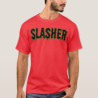 Slasher Skräck Halloween Äcklig Zombie Skräckfylld T Shirt
