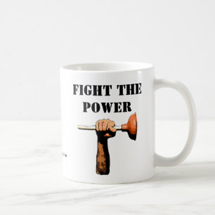 Slåss driva kaffemugg