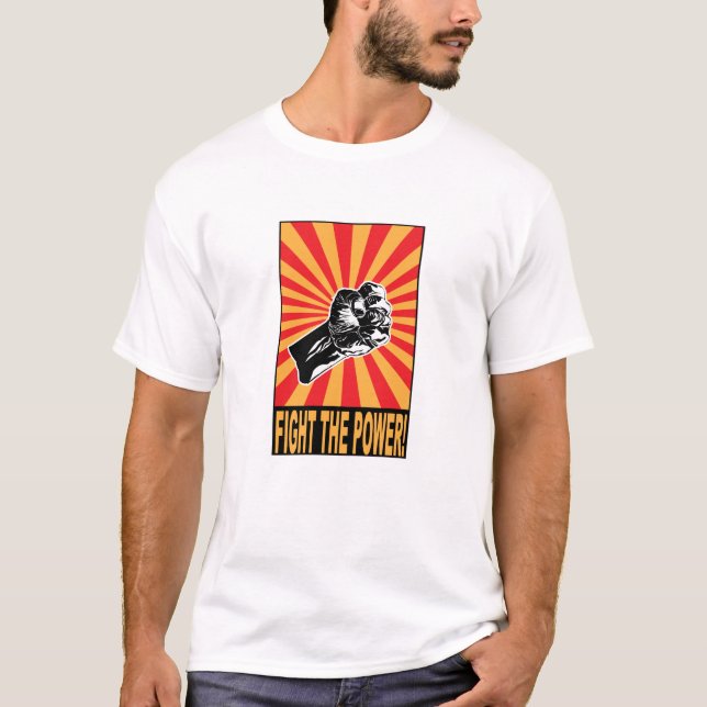 Slåss driva - protest t-shirt (Framsida)