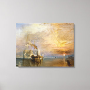 "Slåss drog Temeraire" Canvastryck