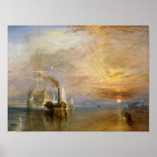 "Slåss drog Temeraire" Poster