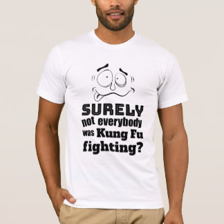 Slåss för kung fu för fars dagpappaskämt galet t shirt