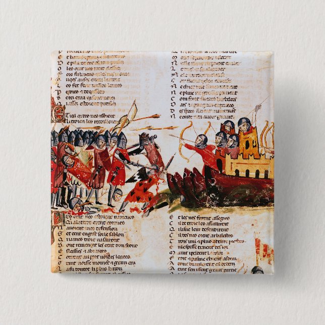 Slåss för riddare knapp (Framsida)