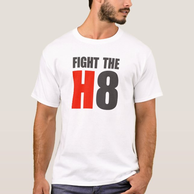 SLÅSS H8EN TEE SHIRT (Framsida)