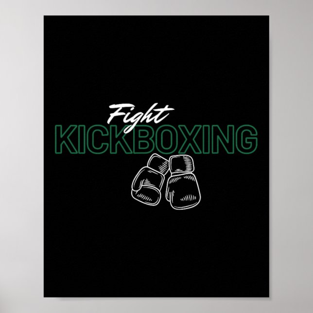 Slåss Kickboxning  Poster (Framsidan)