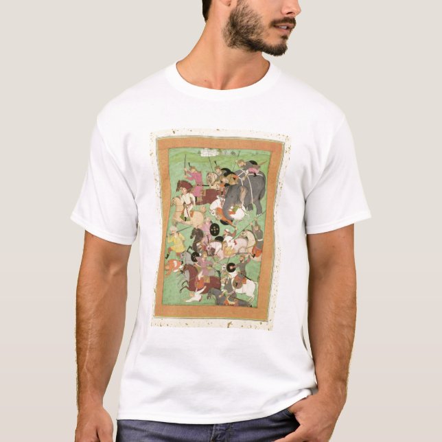 Slåss mellan styrkorna av Iran och Turan, illus Tröja (Framsida)