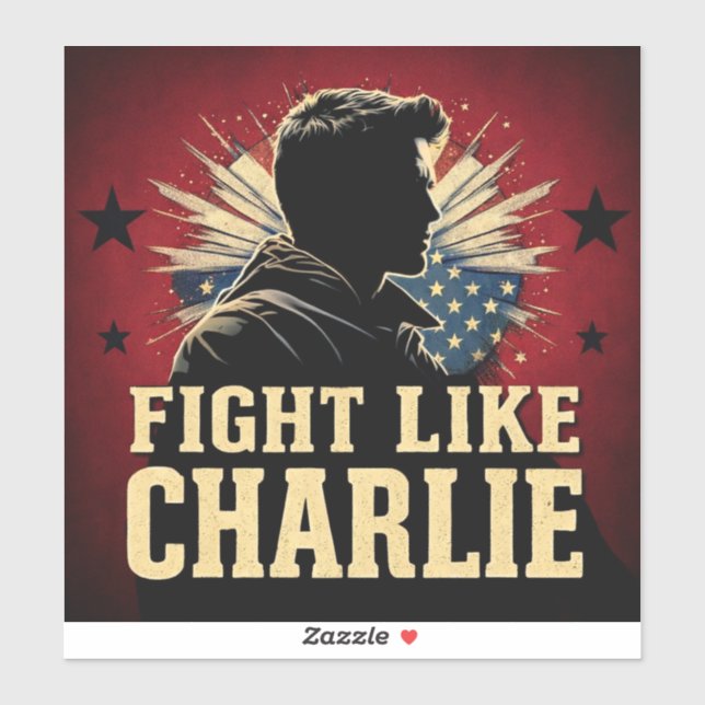 Slåss som Charlie Klistermärken (Ark)