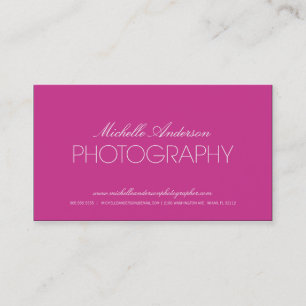 SLÄT FOTOGRAFIVISITKORT FÖR FOTOGRAF %PIPE% VISITKORT