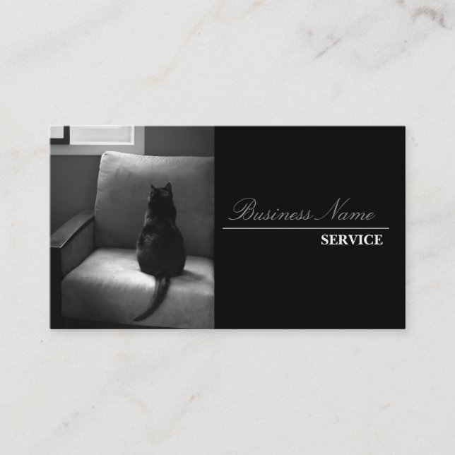 Slät och modern visitkort (Framsida)