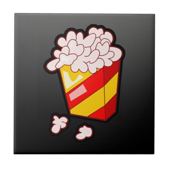 Slät Popcorn Kakelplatta (Framsidan)