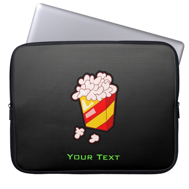 Slät Popcorn Laptop Fodral (Framsidan)
