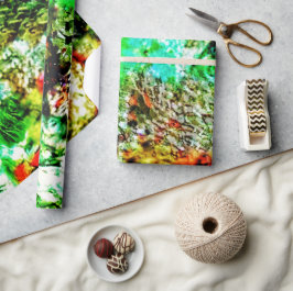 Slät textur gul Inpackningspapper, Förtjusande sol Presentpapper