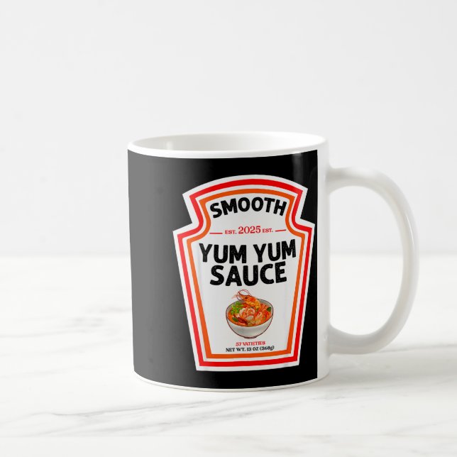 Slät Yum Yum sås Krydda Kostym Matchande  Kaffemugg (Höger)