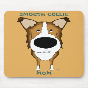 Släta Colliemamman Mousepad Musmatta