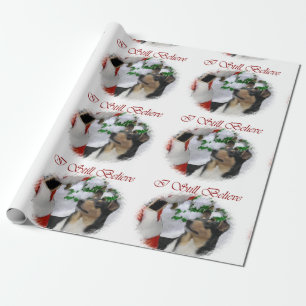 Släta collien möter Santa jul Presentpapper