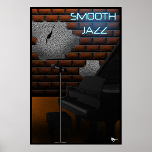 Släta Jazzaffischen Poster