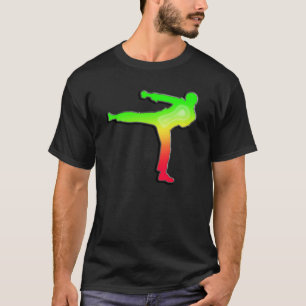Släta kampsportar t shirt