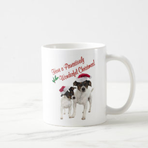 Släta önskemål för leksakfoxterrierjul kaffemugg