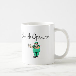 Släta operatören kaffemugg
