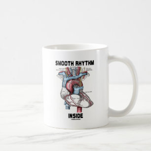 Släta rytminsida (medicinsk Anatomical hjärta) Kaffemugg