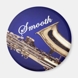 Släta saxofonen magnet