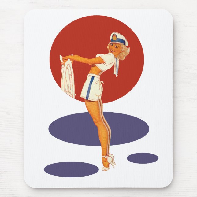 Släta seglingen musmatta (Framsidan)