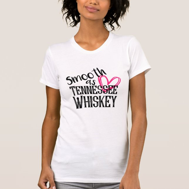 Släta som Tennessee Whiskey T Shirt (Framsida)