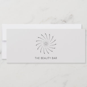 Slate Abstrakt Flower Elegant Gift Certificate