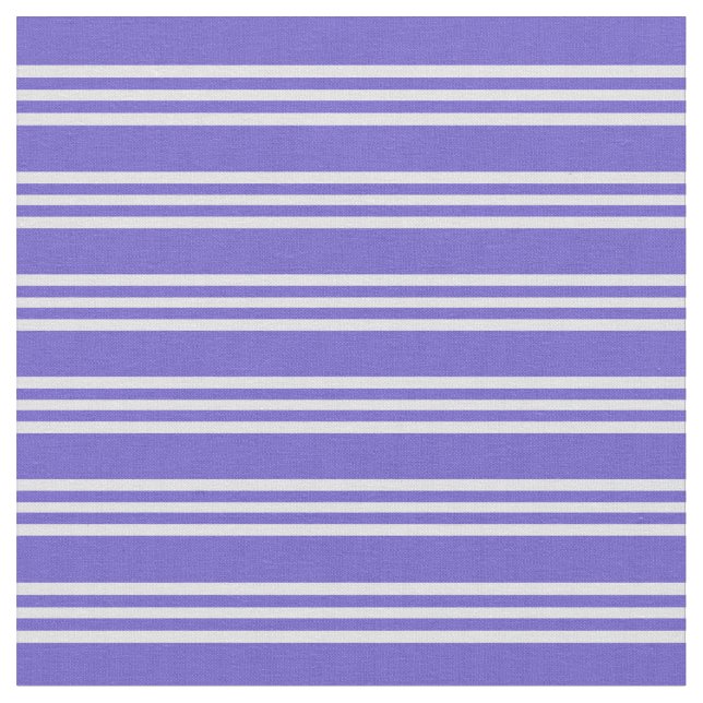 Slate Blue and Lavender Färgad Linjer Tyg (Närbild)