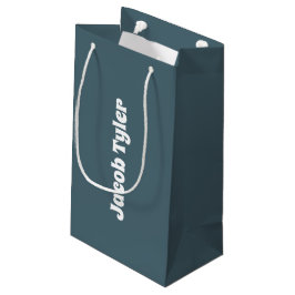 Slate Blue Anpassade Gift Bag