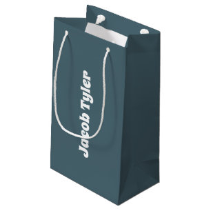 Slate Blue Anpassade Gift Bag