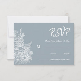 Slate Blue French Country Wedding OSA Kort