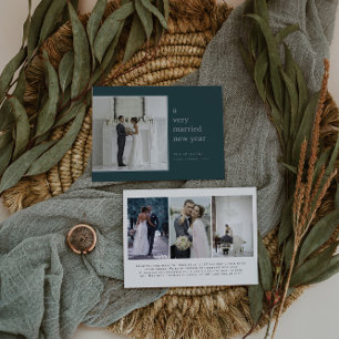 Slate Blue Gift Bröllop Nyår   Elegant Bröllopskor Julkort