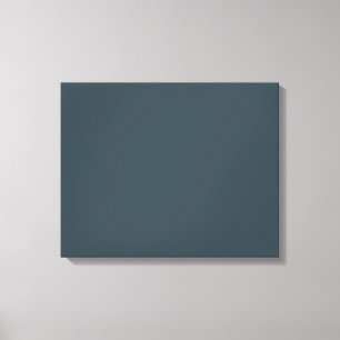 Slate Blue Grått Trend Färg Anpassad mall Canvastryck