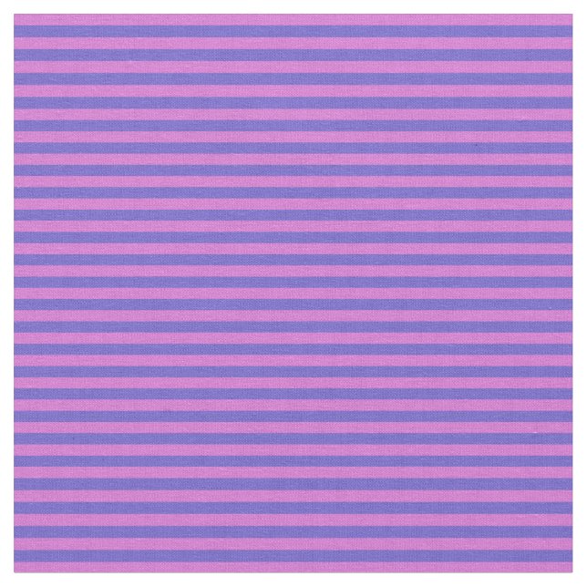 Slate Blue och Orchid Mönster Tyg (Närbild)