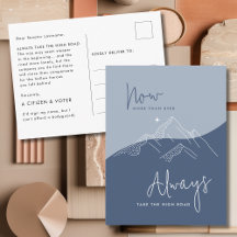 Slate Blue Ta en hög väg för senatorer