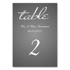 Slate Bordsnummers Bordsnummer