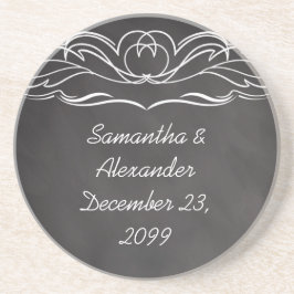 Slate Chalkboard Bröllop Underlägg