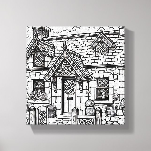 Slate Cottage #29 Canvastryck (Framsida)